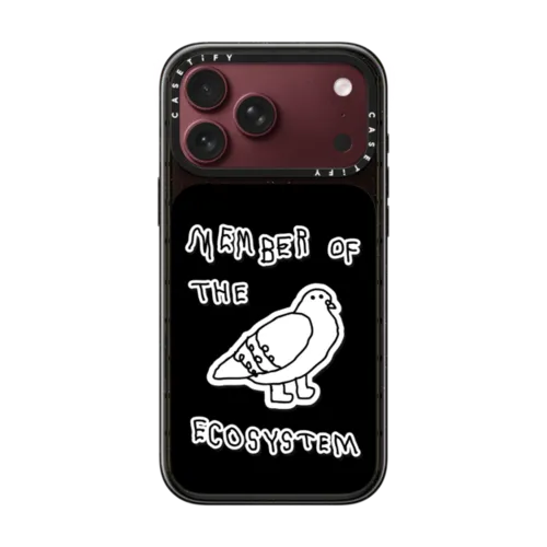 ECOSYSTEM BIRD | iPhone 18 Pro Max / Impact Case MagSafe Compatible - Glossy / Glossy Black | Image 1