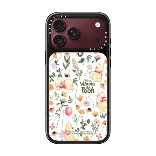 Vintage Floral Case | iPhone 18 Pro Max / Impact Case MagSafe Compatible - Glossy / Glossy Black | Image 1