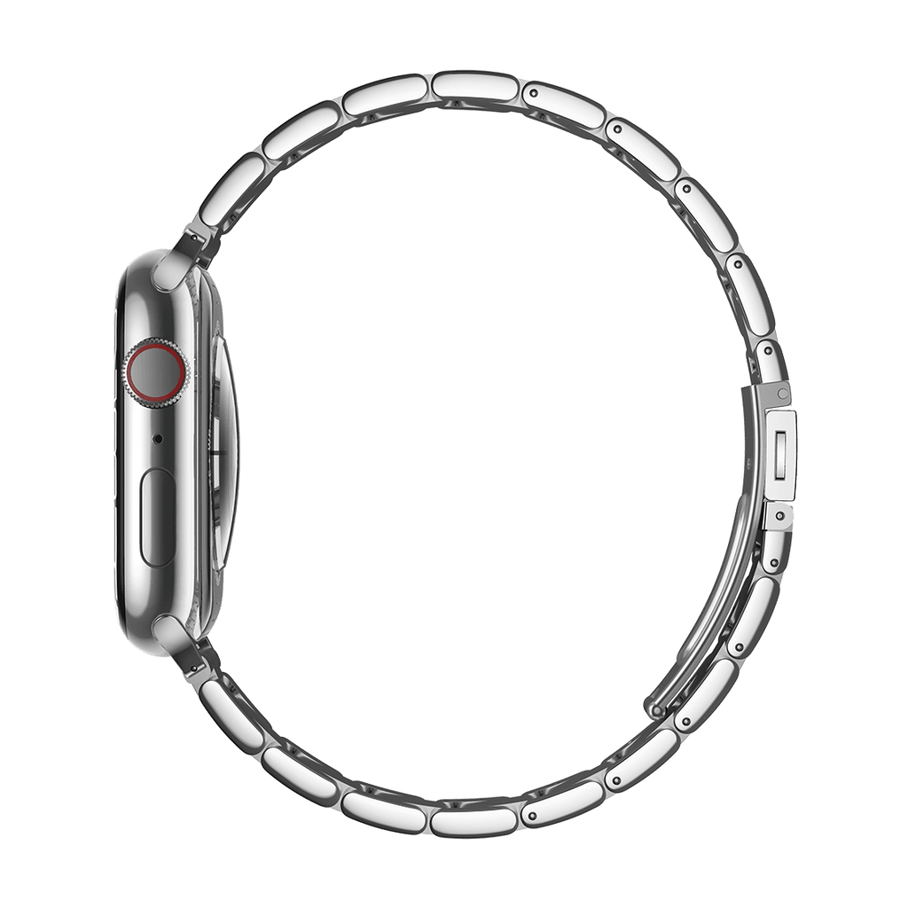 Stainless Steel 3-Link Band 49mm (Ultra 3) - Two-Tone (Rose Gold/Silver)