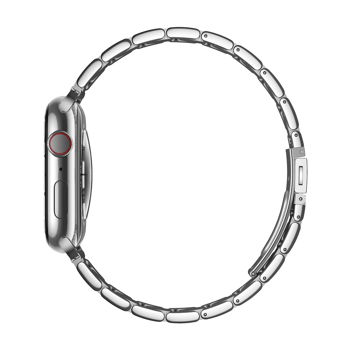 Stainless Steel 3-Link Band 49mm (Ultra 3) - Two-Tone (Rose Gold/Silver)