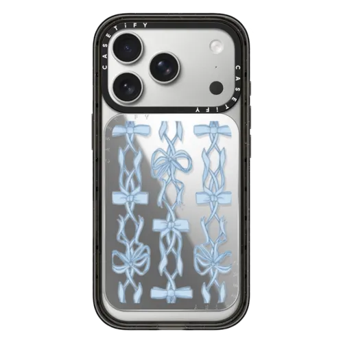 Ribbon Play | Snappy Cardholder Stand / Snappy Mirror Cardholder Stand MagSafe Compatible / Silver | Image 1
