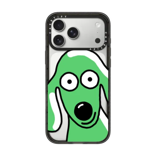 Dog Selfie | iPhone 17 Pro Max / Impact Case MagSafe Compatible / Black | Image 1