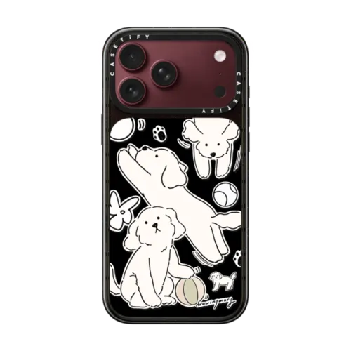 Play Day by drawingmary | iPhone 18 Pro Max / Impact Case MagSafe Compatible - Glossy / Glossy Black | Image 1