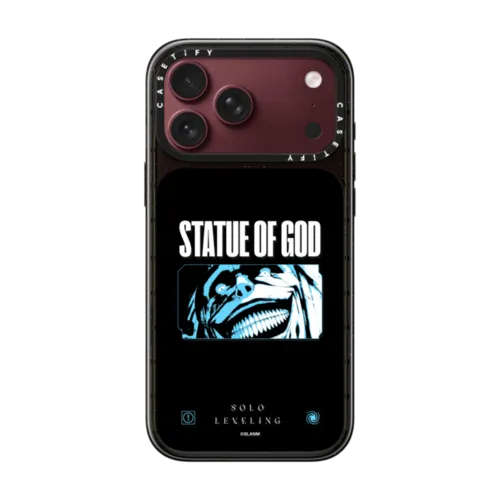 Solo Leveling Statue Of God Phone Case | iPhone 18 Pro Max / Impact Case MagSafe Compatible - Glossy / Glossy Black | Image 1