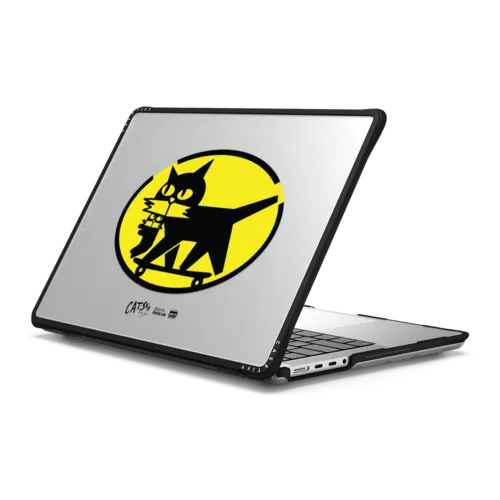 Catsk8 Delivery Service | MacBook Pro 14-inch (M1 - M5) / MacBook Impact Case / Black | Image 1