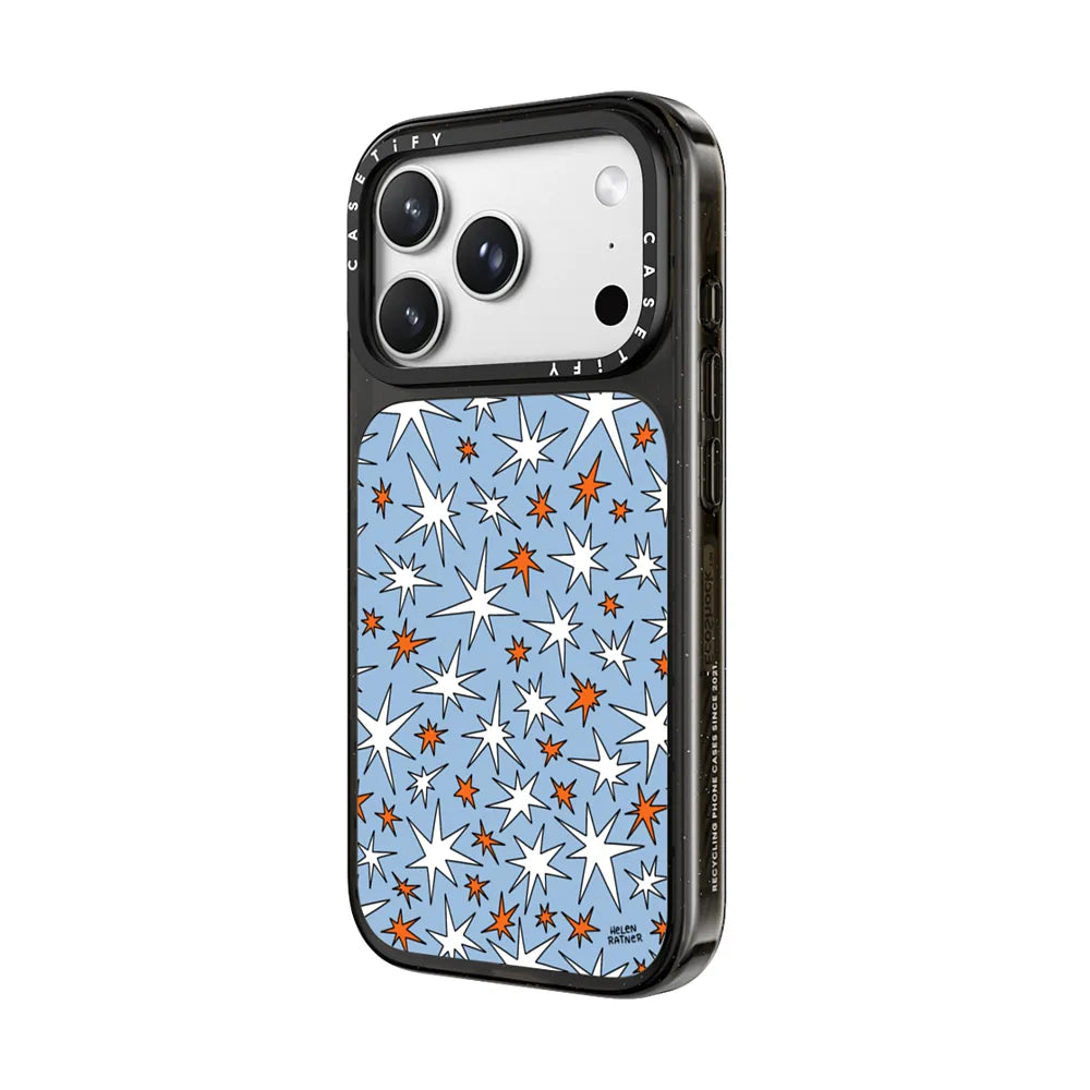 Cosmic Confetti - Baby Blue Wonky Stars