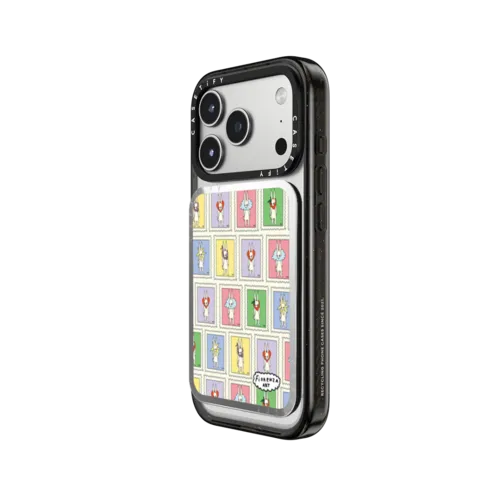 Stamp Bunny Collection | Snappy Cardholder Stand / Snappy Mirror Cardholder Stand MagSafe Compatible / Silver | Image 2