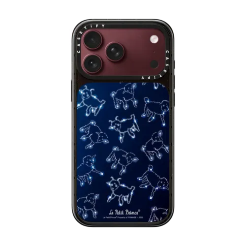Le Petit Prince Sheep Case | iPhone 18 Pro Max / Impact Case MagSafe Compatible - Glossy / Glossy Black | Image 1