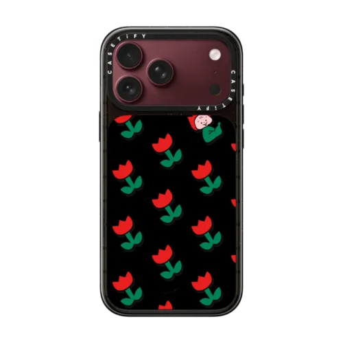 Tulip by TARO OONO | iPhone 18 Pro Max / Impact Case MagSafe Compatible - Glossy / Glossy Black | Image 1