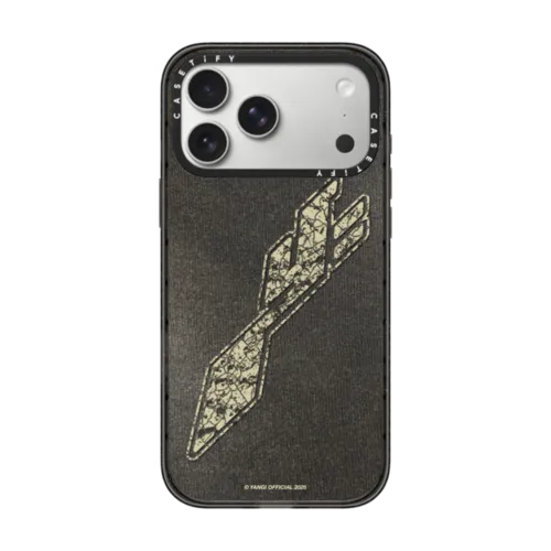 YANGI Faded Hoodie Case | iPhone 17 Pro Max / Impact Case MagSafe Compatible / Black | Image 1