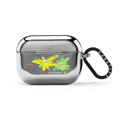 Starlight | AirPods Pro 2 / Earbuds Mirror Case / Silver | Image 1