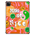 Just Be Nice by Illustrated By Charlie | iPad Pro 11-inch (3rd/4th gen) / iPad Impact Case / Black | Image 1
