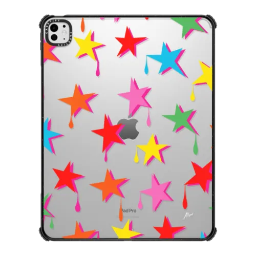 Dopamine Stars | iPad Pro 13-inch (M4/M5) / iPad Impact Case / Black | Image 1