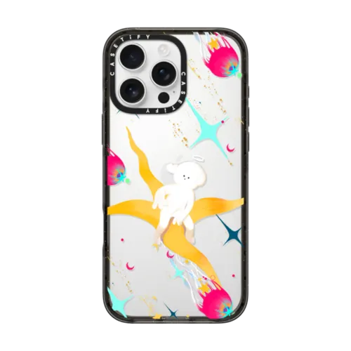 Space puppy | iPhone 16 Pro Max / Impact Case / Black | Image 1