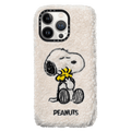 CASETiFY x Snoopy iPhone 13 Pro Plush Case Snoopy - Cream | Image 1