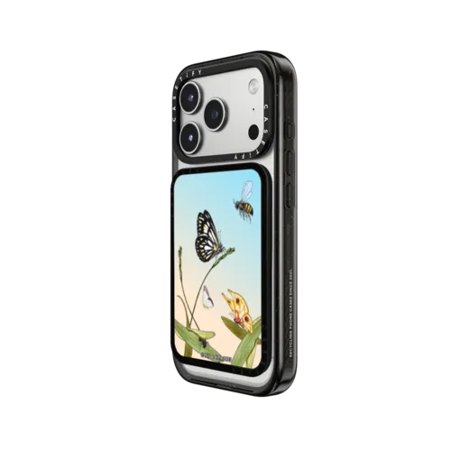 May Gibbs Butterflies | Snappy Cardholder Stand / Snappy Cardholder Stand MagSafe Compatible / Black | Image 2