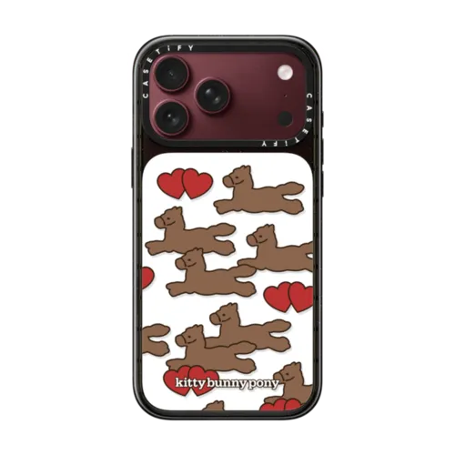 Happy Pony Tweedle Case | iPhone 18 Pro Max / Impact Case MagSafe Compatible - Glossy / Glossy Black | Image 1