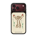 Winnie The Pooh & Friends Embroidered Phone Case - Tigger - With Background | iPhone 18 Pro Max / Impact Case MagSafe Compatible - Glossy / Glossy Black | Image 1