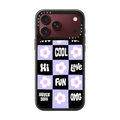 Pastel Flowers Checker | iPhone 18 Pro Max / Impact Case MagSafe Compatible - Glossy / Glossy Black | Image 1