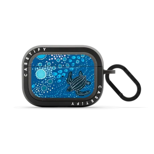 Ocean is Calling | AirPods Pro 2 / Earbuds Bounce Case / Matte Charcoal | Image 1