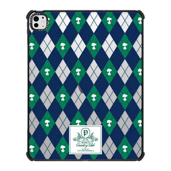 Peanuts Argyle Pattern Tablet Case | Image 1