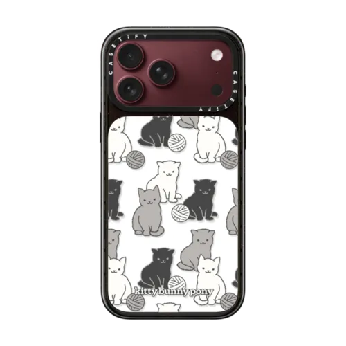 Little Kitten Case | iPhone 18 Pro Max / Impact Case MagSafe Compatible - Glossy / Glossy Black | Image 1