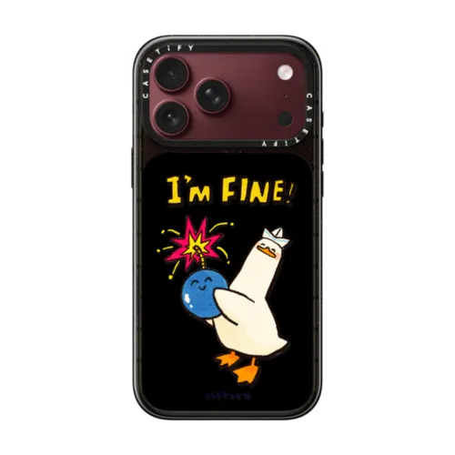 I'm fine thank you and you? | iPhone 18 Pro Max / Impact Case MagSafe Compatible - Glossy / Glossy Black | Image 1