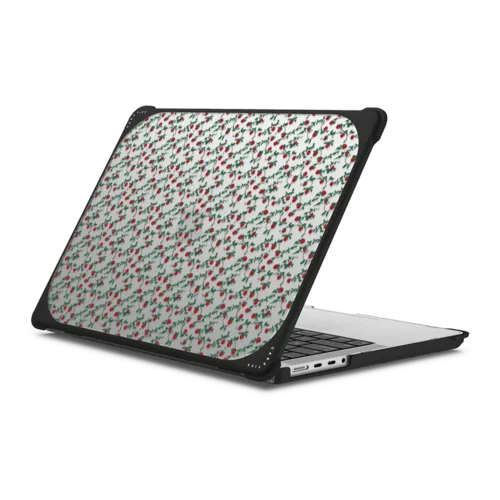 Rosebud | MacBook Pro 14-inch (M1 - M5) / MacBook Bounce Case / Black | Image 1