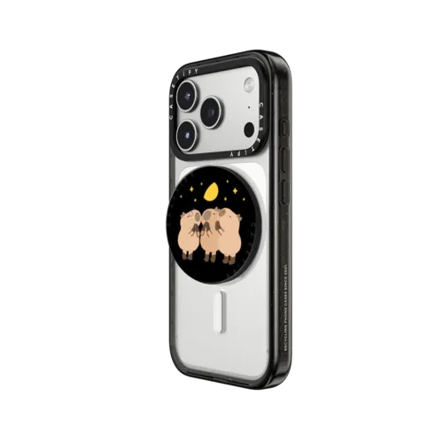 Wishing Capybara | Snappy Grip Stand / Snappy Grip Stand MagSafe Compatible / Black | Image 2