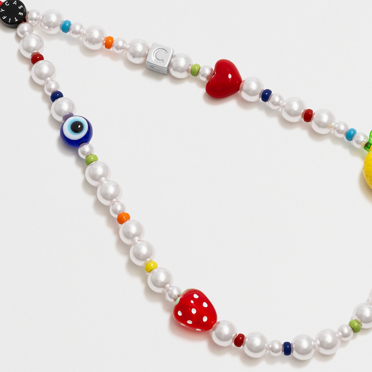 Pearl Phone Charm - Fruity Rainbow