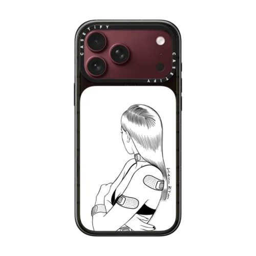 My Hurts is Real | iPhone 18 Pro Max / Impact Case MagSafe Compatible - Glossy / Glossy Black | Image 1