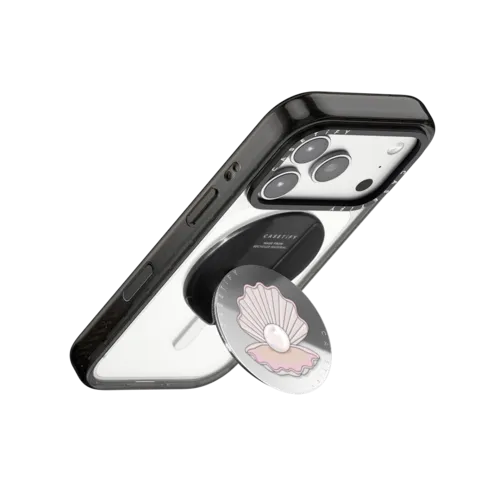 Pearl | Snappy Grip Stand / Snappy Mirror Grip Stand MagSafe Compatible / Silver | Image 3