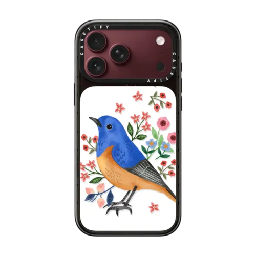 Blue Bird | iPhone 18 Pro Max / Impact Case MagSafe Compatible - Glossy / Glossy Black | Image 1