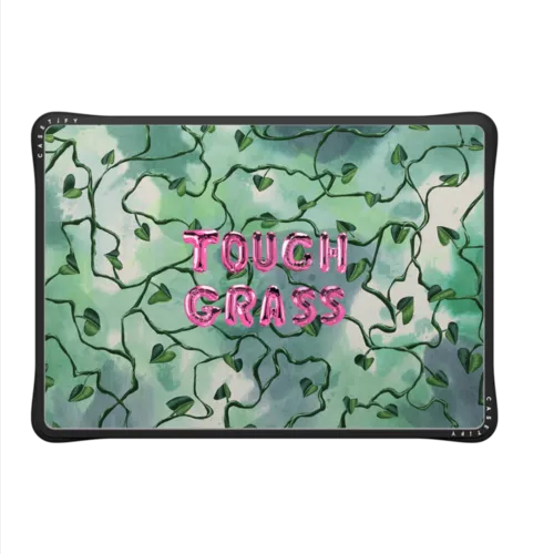 Touch Grass | MacBook Air 13-inch (M1 / Intel) / MacBook Impact Case / Black | Image 2