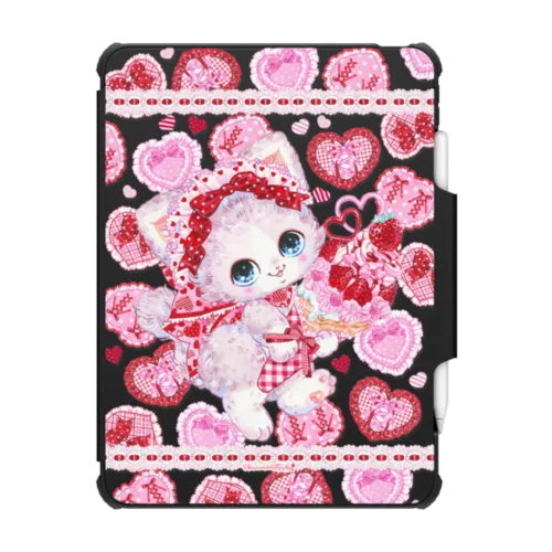Pretty Heart !!! | iPad Pro 11-inch (3rd/4th gen) / iPad Impact Folio Case / Black | Image 1