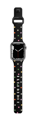Support Flowers by Joce Cova | Apple Watch Series 7-9 (45mm) / Impact Band / Black | Image 1