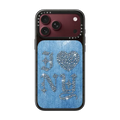 Mad Realities x Anaa Saber: Denim and Diamante | iPhone 18 Pro Max / Impact Case MagSafe Compatible - Glossy / Glossy Black | Image 1
