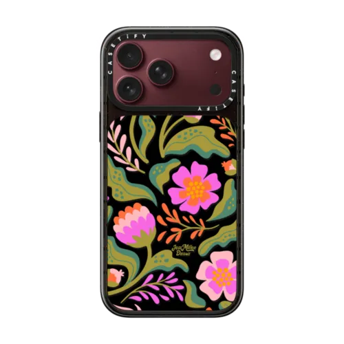Mystic Blooms | iPhone 18 Pro Max / Impact Case MagSafe Compatible - Glossy / Glossy Black | Image 1