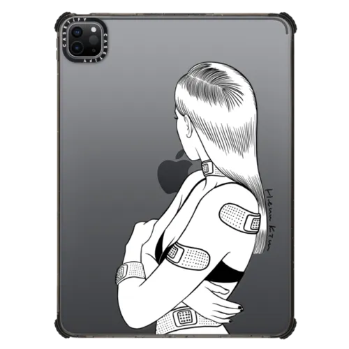 My Hurts is Real | iPad Pro 11-inch (3rd/4th gen) / iPad Impact Case / Black | Image 1