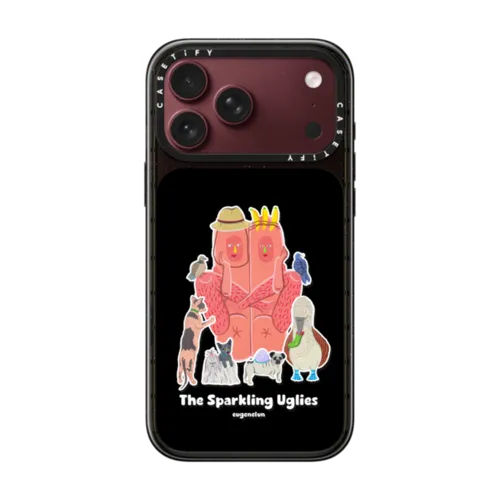The Sparkling Uglies | iPhone 18 Pro Max / Impact Case MagSafe Compatible - Glossy / Glossy Black | Image 1