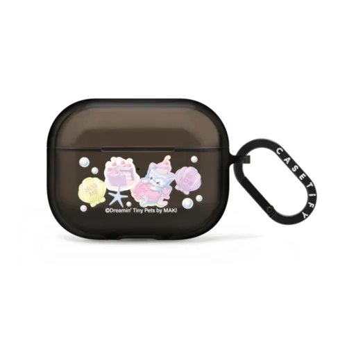 Birthday Lagoon | AirPods Pro 2 / Earbuds Impact Case / Black | Image 1