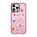 Sparkle Party by Katie Benn | iPhone 16 Pro Max / Impact Case MagSafe Compatible / Pink Fizz | Image 1