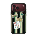 Melbourne Stickers and Stripes | iPhone 18 Pro Max / Impact Case MagSafe Compatible - Glossy / Glossy Black | Image 1