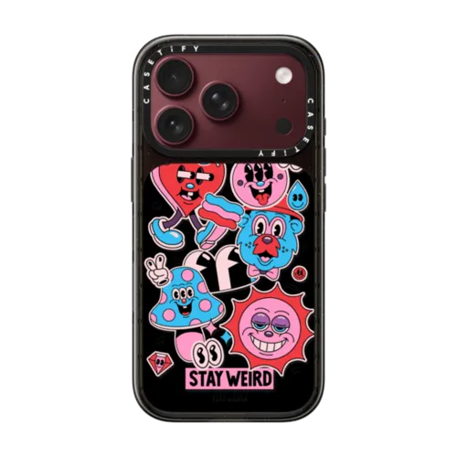 Stay Weird | iPhone 18 Pro / Impact Case MagSafe Compatible - Glossy / Glossy Black | Image 1