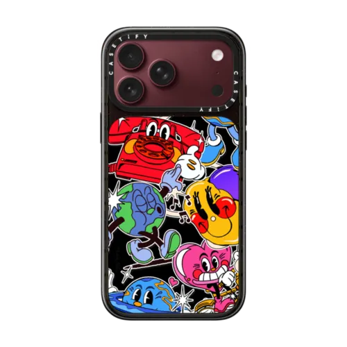 Stickerbook by Made By Nelson | iPhone 18 Pro Max / Impact Case MagSafe Compatible - Glossy / Glossy Black | Image 1