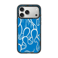 SUPER WAVY (BLUE) | iPhone 17 Pro Max / Impact Case MagSafe Compatible / Black | Image 1