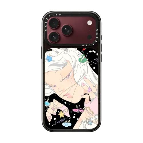 DANCING BY SAITEMISS | iPhone 18 Pro Max / Impact Case MagSafe Compatible - Glossy / Glossy Black | Image 1