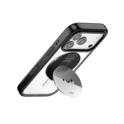 Cute Aura | Snappy Grip Stand / Snappy Mirror Grip Stand MagSafe Compatible / Silver | Image 3