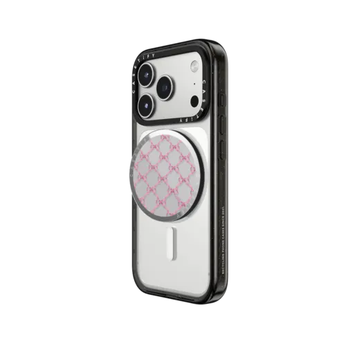 Entwined in Ribbon | Snappy Grip Stand / Snappy Mirror Grip Stand MagSafe Compatible / Silver | Image 2