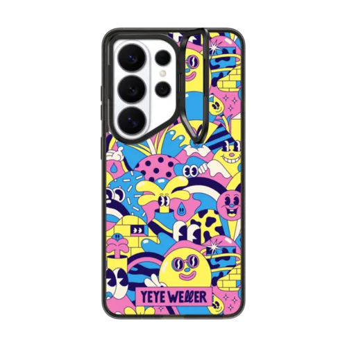 Kool Kolor | Galaxy S26 Ultra / Impact Ring Stand Magnetic Case / Black | Image 1